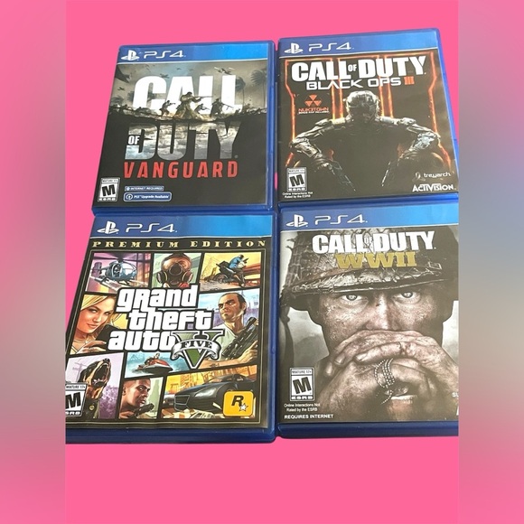 Sony PS4 Game Collection - Black and Blue Cases NO OFFERS! - Picture 1 of 7